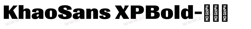 KhaoSans XPBold字体转换 KhaoSans XPBold字体转换